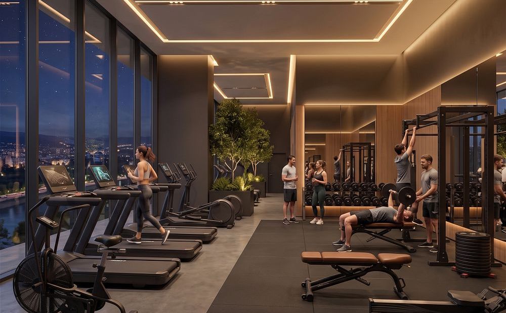 Фитнес-центр в комплексе Palladium Riverside