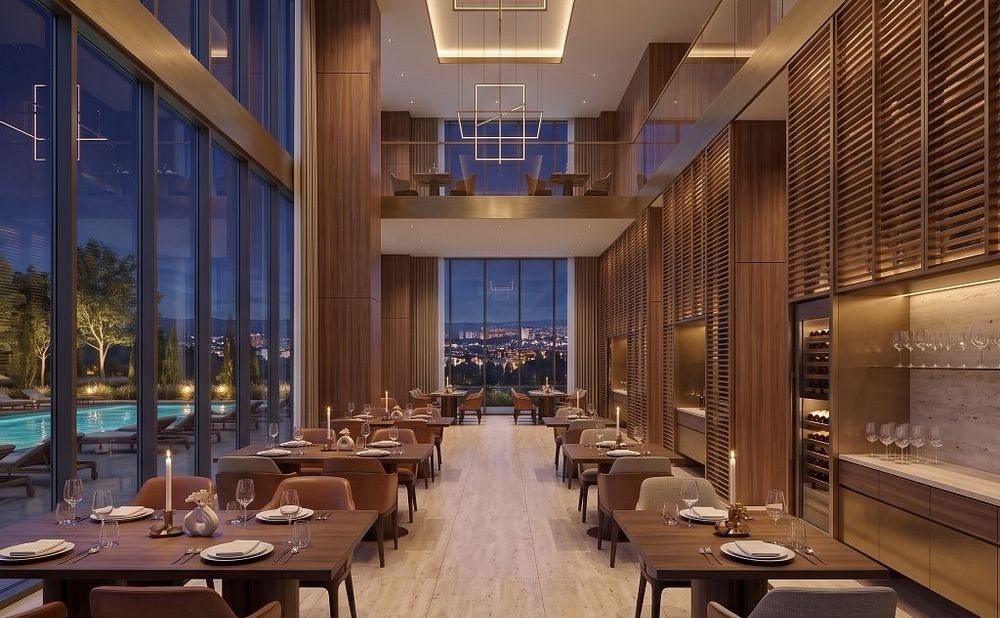 Ресторан в комплексе Palladium Riverside